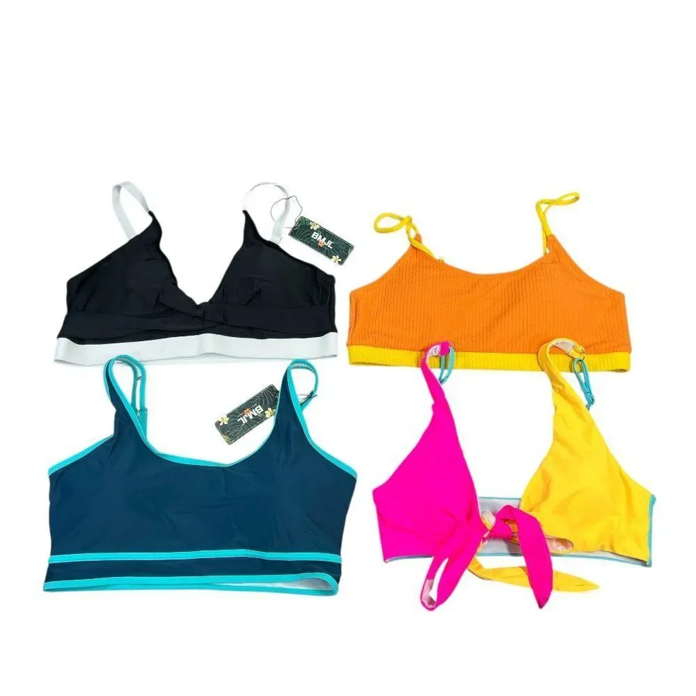 4x Bikini Top Women's Size‎ XL Summer Beach Colorful